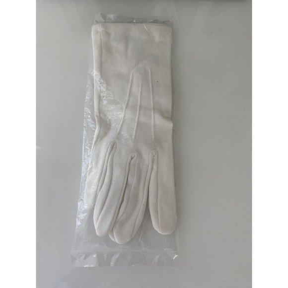 1 Pair White Class A Dress Uniform Gloves Band Parade Honor Fireman Police NIB - Picture 10 of 11
